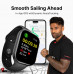 CrossBeats Nexus 2.01” Super AMOLED Display Smart Watch with ChatGPT-Powered| Dynamic Island| 5.3 Bluetooth Calling Smartwatch| Always on| in-app GPS| 60 Hz Refresh Rate | AI Health Tracker -(Black)